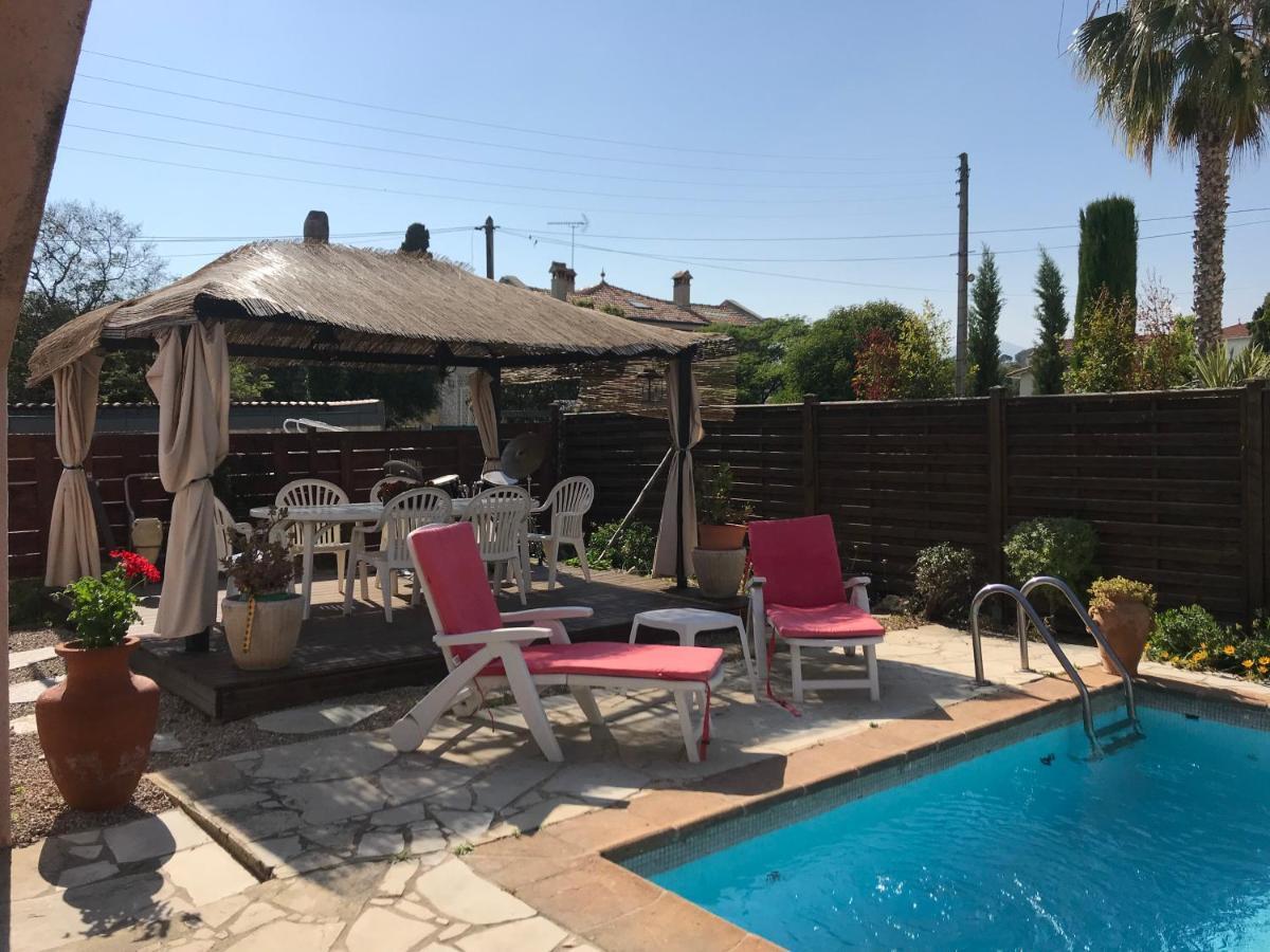 Rez De Jardin Villa Cagnes Sur Mer. Exteriér fotografie